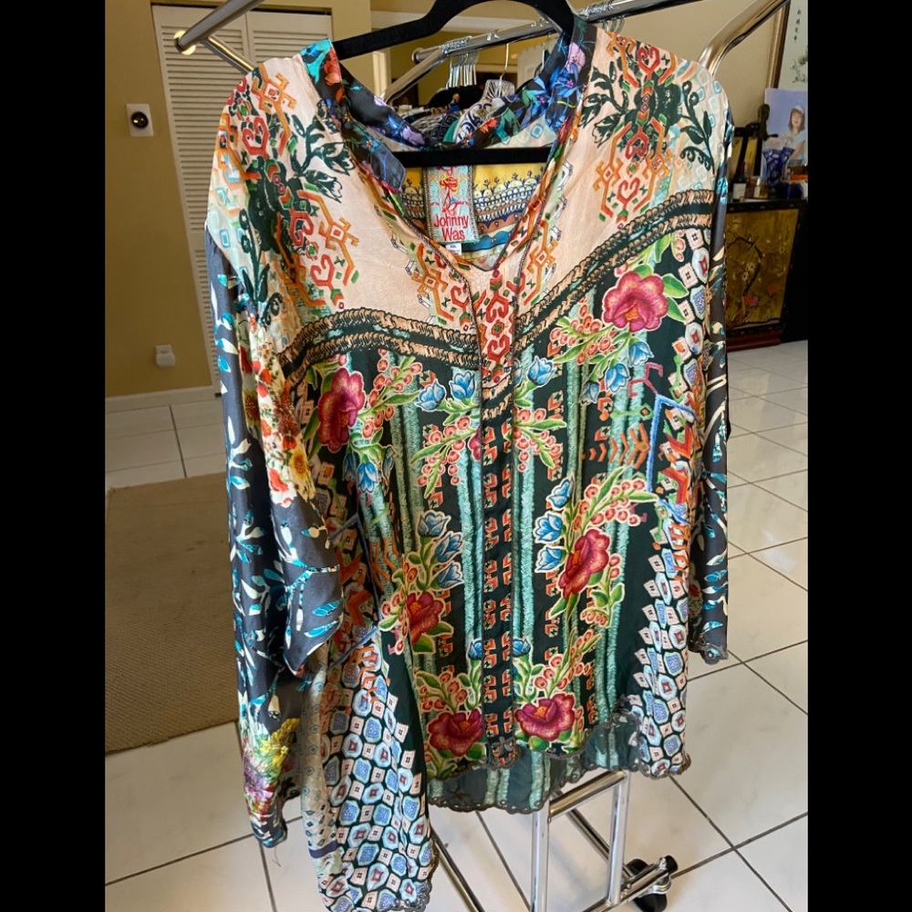 Long Sleeve Johnny Was blouse